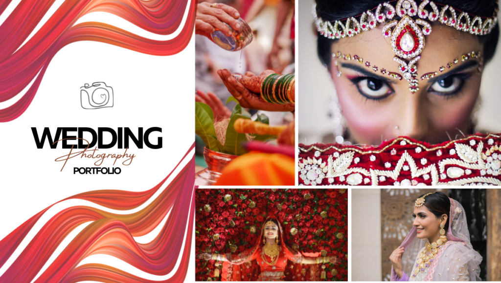 Wedding photography portfolio for wedding photography leads.